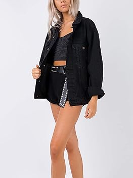 新品未使用OVER SIZE DENIM JACKET WITH CULOTTE Women's Denim Jackets | Jean Jackets | PLT CA